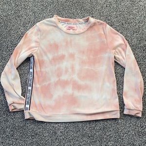 Women’s Juicy Couture velvet style crew neck sweatshirt.